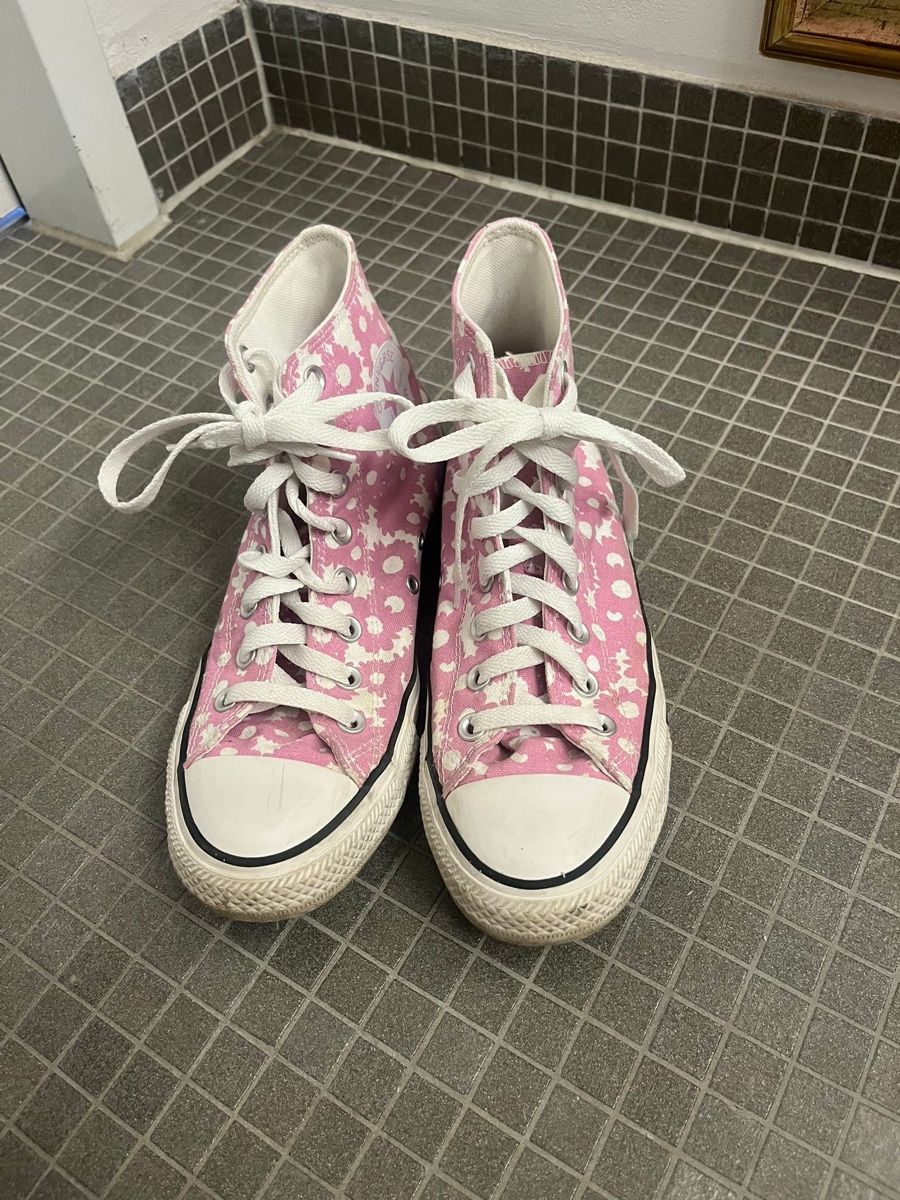 Converse Scarpe per ragazze: Converse Chucks Rosa gemustert Gr.39.5 – Usato da Zürich venduto da Kev81