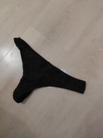 String Tanga schwarz Damengrösse S 