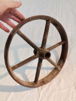 Gusseisenrad, Eisenrad, Metallrad, Gartendekoration Rad, Rad