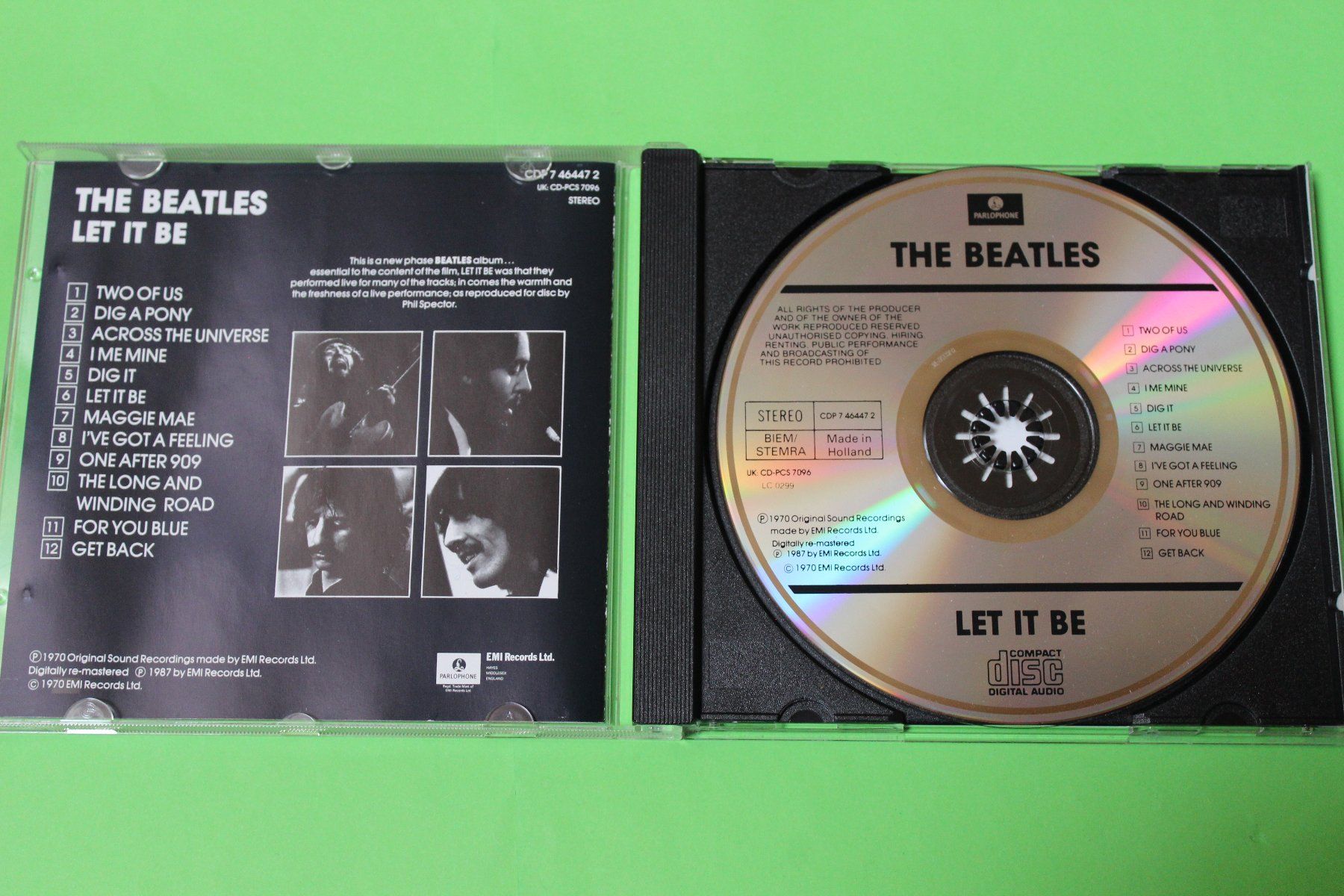 CD: The Beatles - Let it be 80s-CD – Usato da Tübach venduto da JamesStone 3