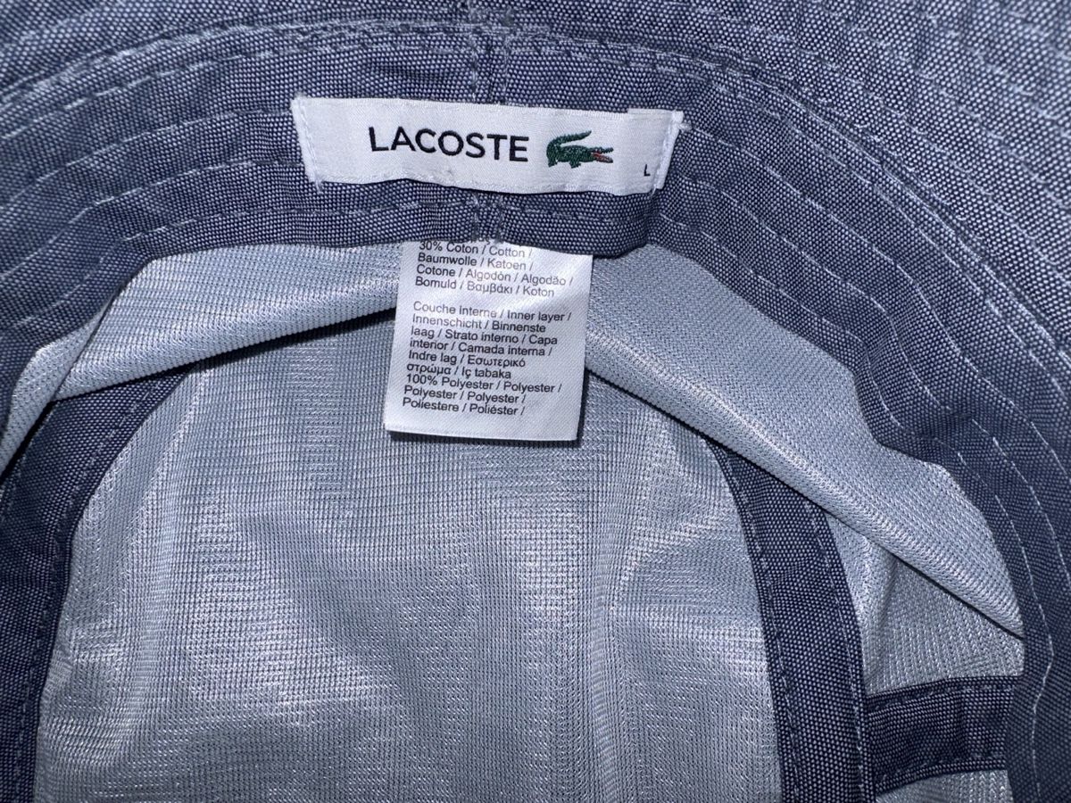 Lacoste Copricapi, berretti & cappellini: Lacoste Bucket Hat Blau Gr. L – Usato da Arlesheim venduto da purchaser44 3