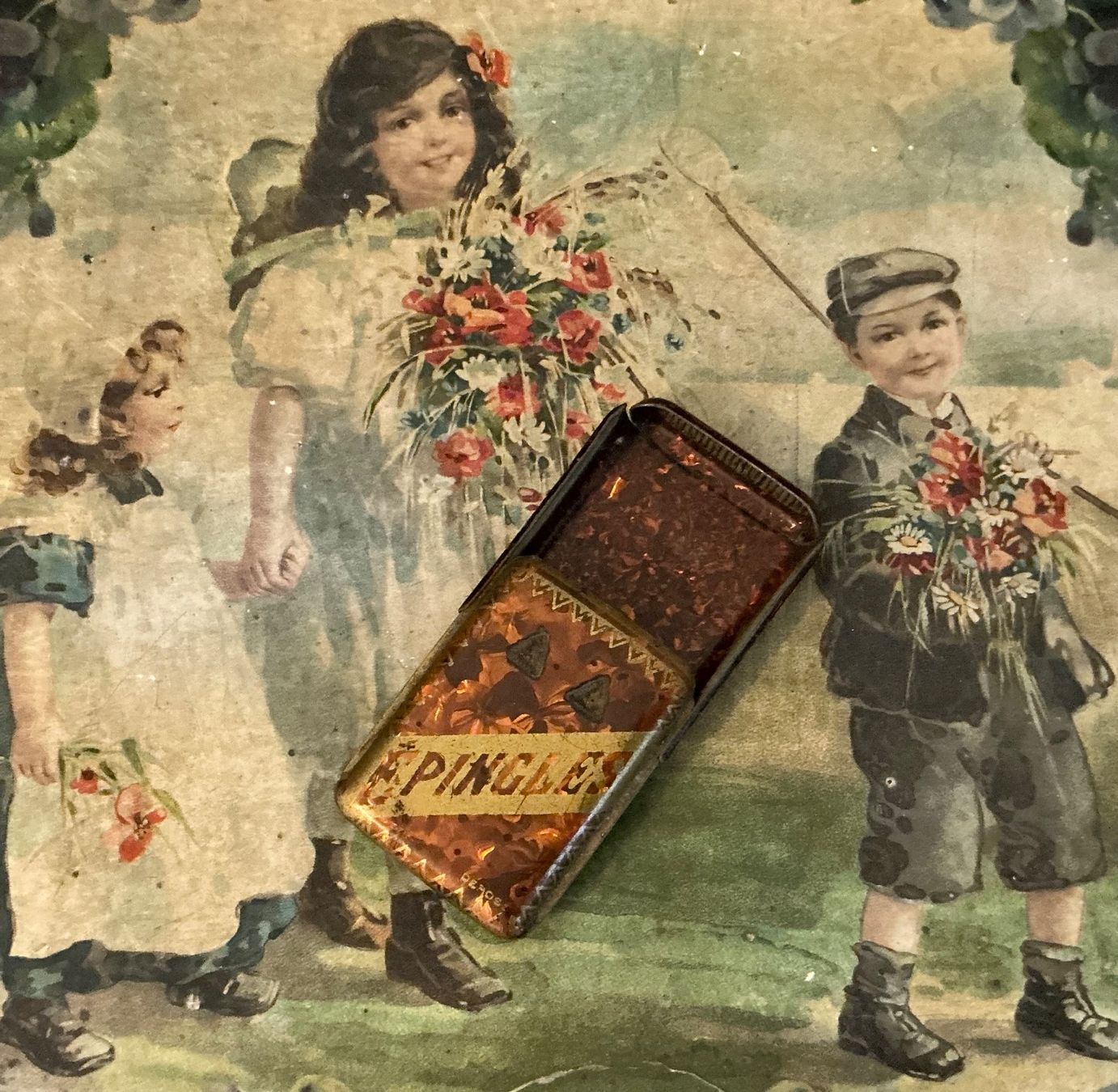 Alle Dekorationen: ANTIKES BLECHSCHACHTELCHEN – Gebraucht aus Zell LU von Silvermemory 1