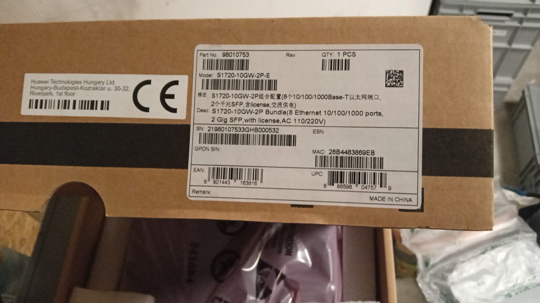 Hub & Switch: Switch S1720-10GW-2P-E – Nuovo e nell'imballaggio originale da Montreux venduto da pku_fw2d