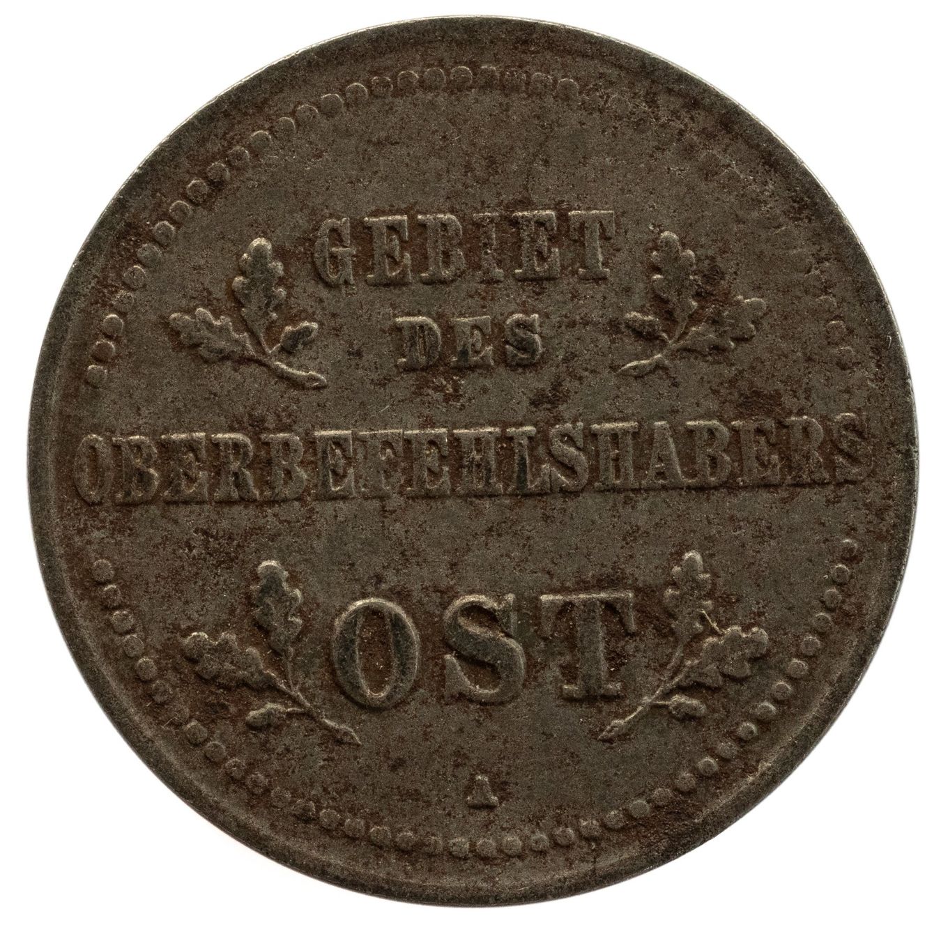 Tutti le monete: Oberbefehlshaber Ost 1 Kopeke 1916 – Usato da Rotkreuz venduto da num_6343 1