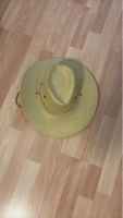 Cowboy hat beige fabric