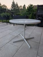 Schaffner White Metal Outdoor Table - Perfect for Summer!