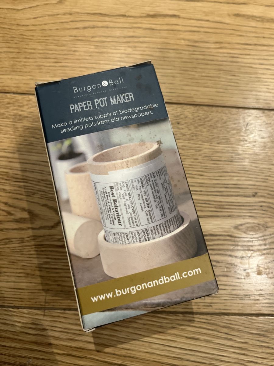 Kit bricolage: Paper Pot Maker von Burgon & Ball – Nuovo (secondo la descrizione) da Tann venduto da punto84