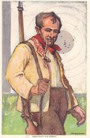 AK - Schweiz. Schützenverein 1824-1924, 100 Jahre Jubiläum