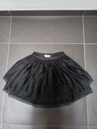 Mädchen Rock mit Glitzer Gr. 128 (H&M)