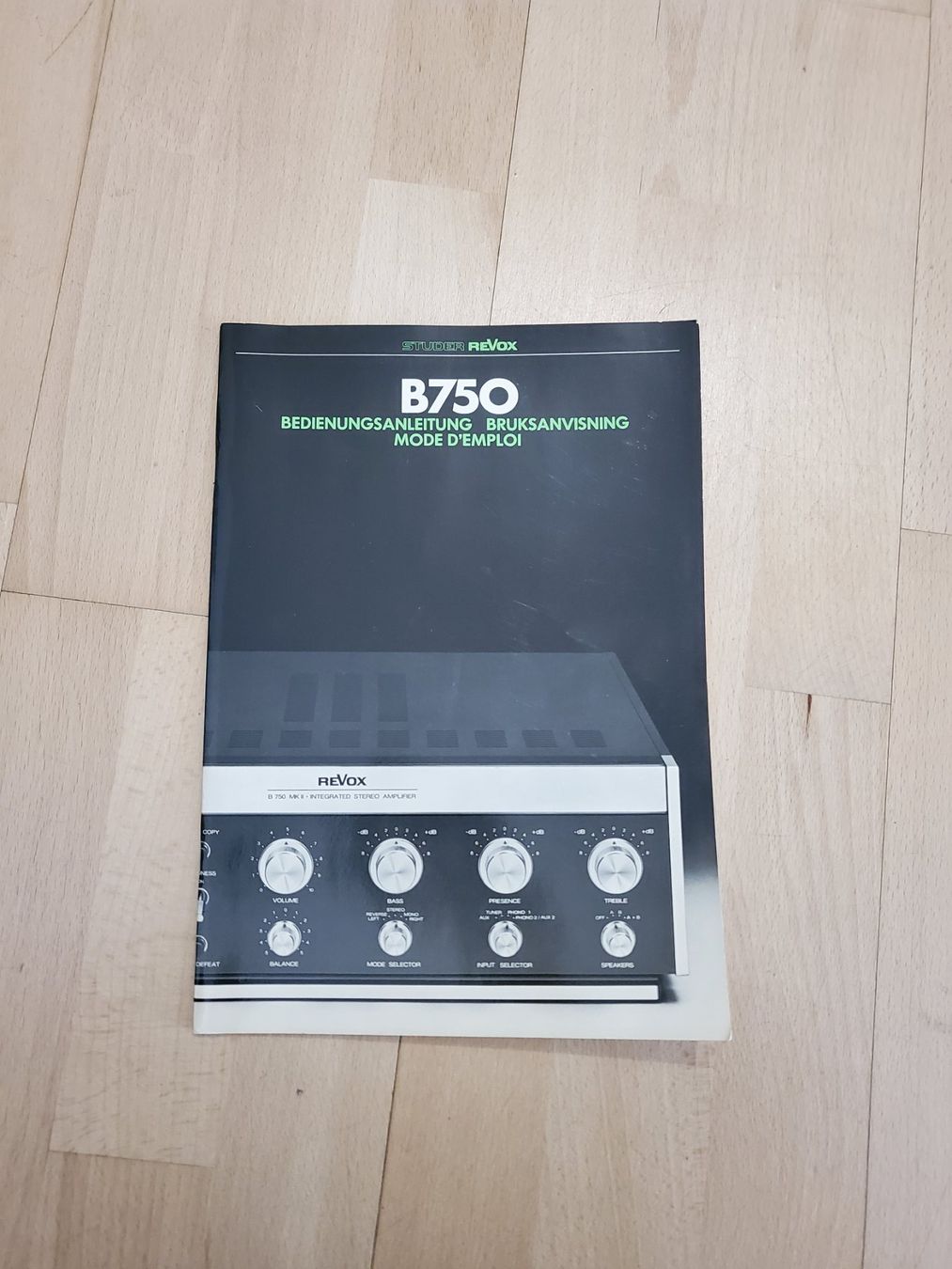 Libri: Revox B750 Bedienungsanleitung – Nuovo (secondo la descrizione) da Glattbrugg venduto da Honag_97hm