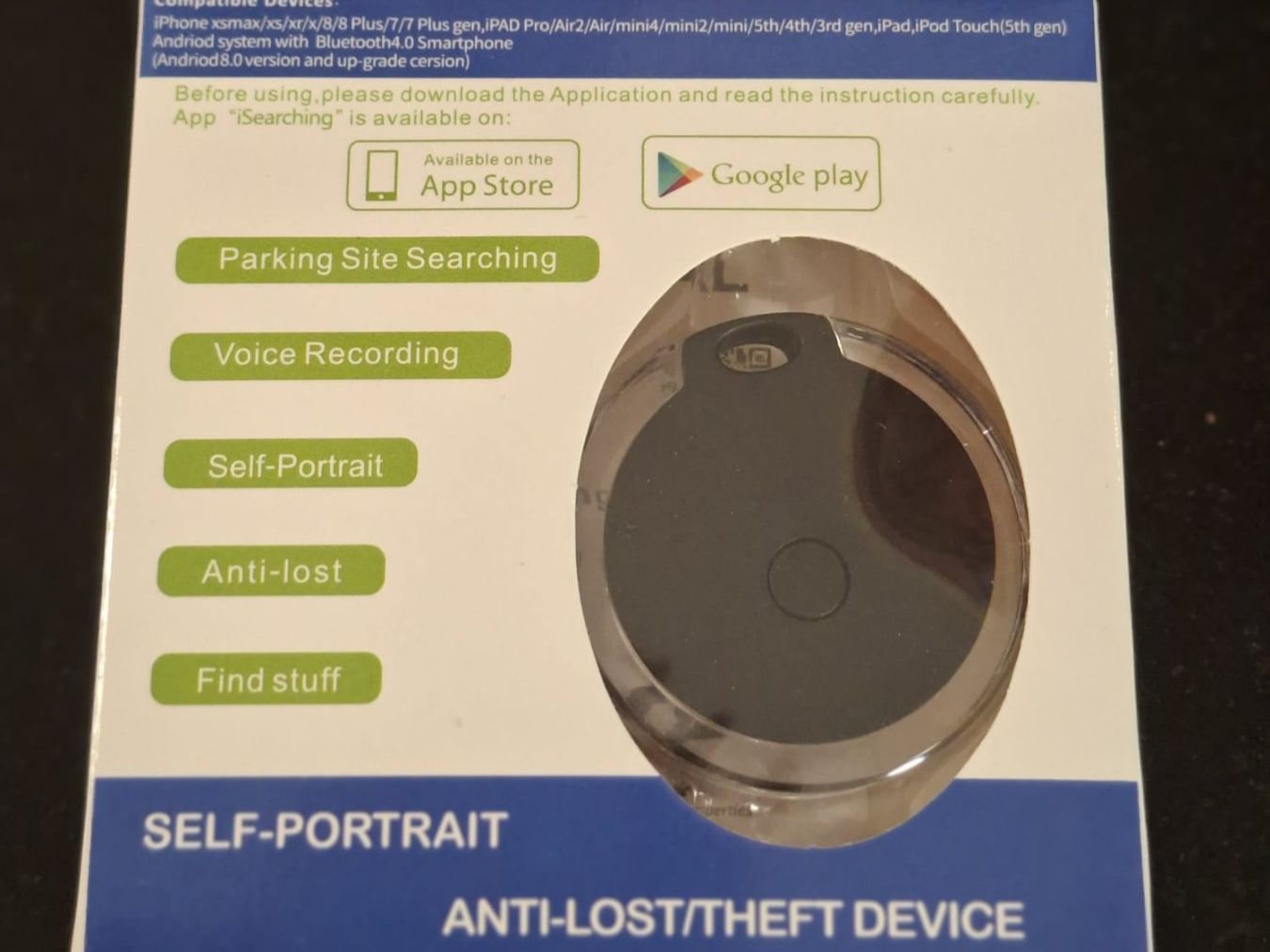 Navigationsgeräte: Bluetooth Tracker Anti-lost/Theft Device neu – Neu und originalverpackt aus Krauchthal von SamsPuce