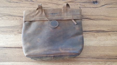 Ledertasche GREEN BURRY, braun, guter Zustand, echtes Leder