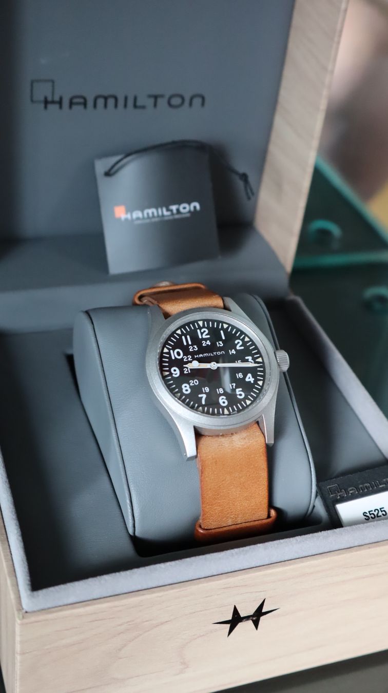 Hamilton Orologi: Hamilton Khaki Field Mechanical 38mm + 8 Straps ab 1.-! – Nuovo (secondo la descrizione) da Seedorf BE venduto da cali_watches 8