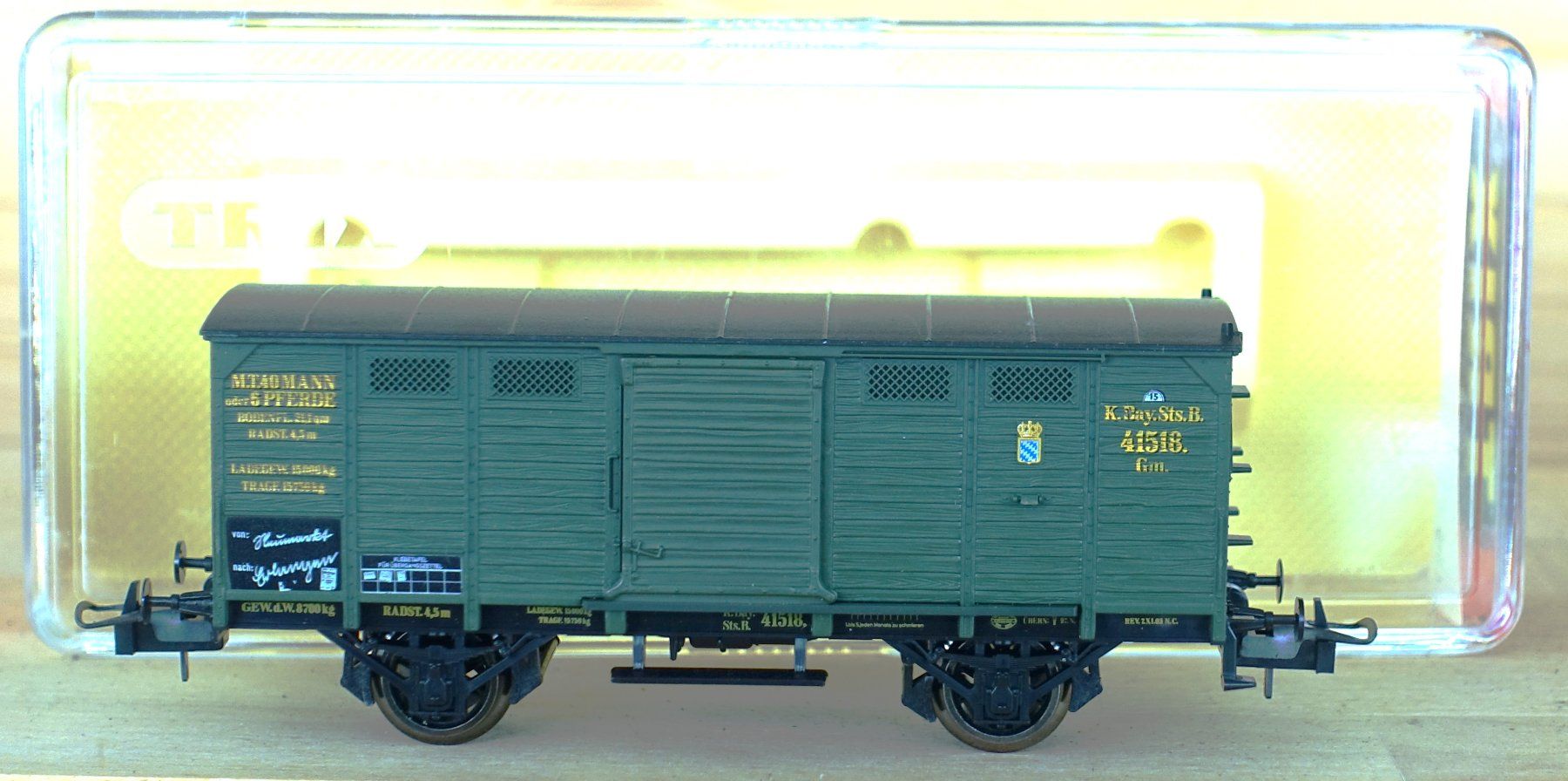 Trix Modellini di ferrovie: K.Bay.Sts.B, Gm. Trix Art. 52 3602 00. DC. – Usato da Horw venduto da SwissSteamMemories 1