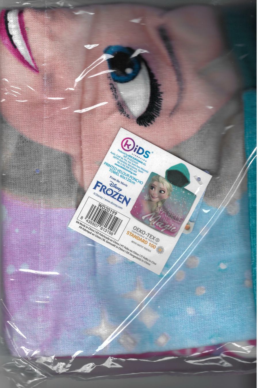 Accappatoi: Kinder Poncho-DISNEY EISKÖNIGIN – Nuovo e nell'imballaggio originale da Rupperswil venduto da big-one-sale 1