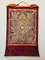 Thangka, tibetisches handgemaltes Rollbild