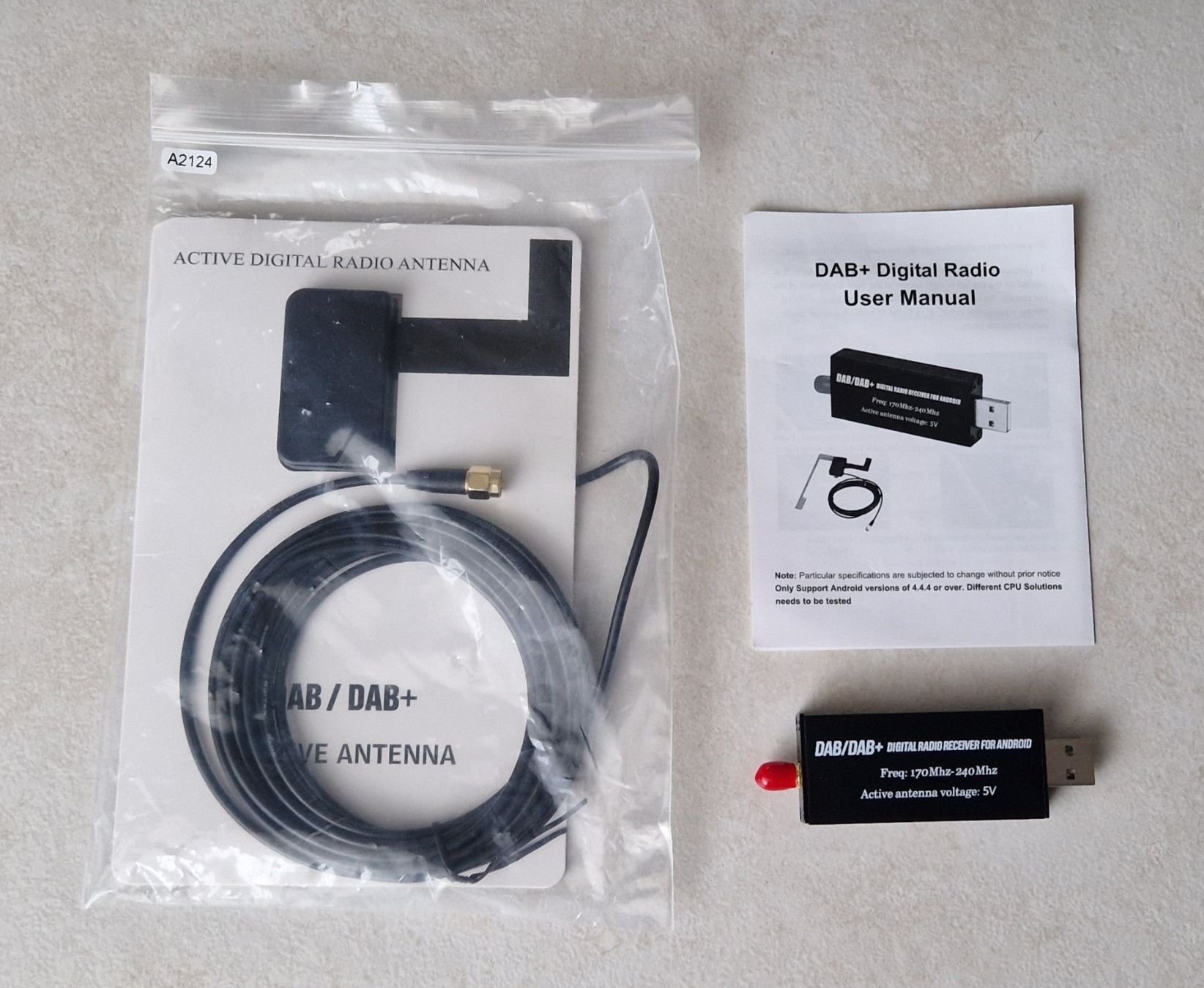 Radiocomunicazione: ***** DAB+ Android Auto-Set mit Antenne - Sofort lieferbar – Nuovo e nell'imballaggio originale da Villaz-St-Pierre venduto da Ubid