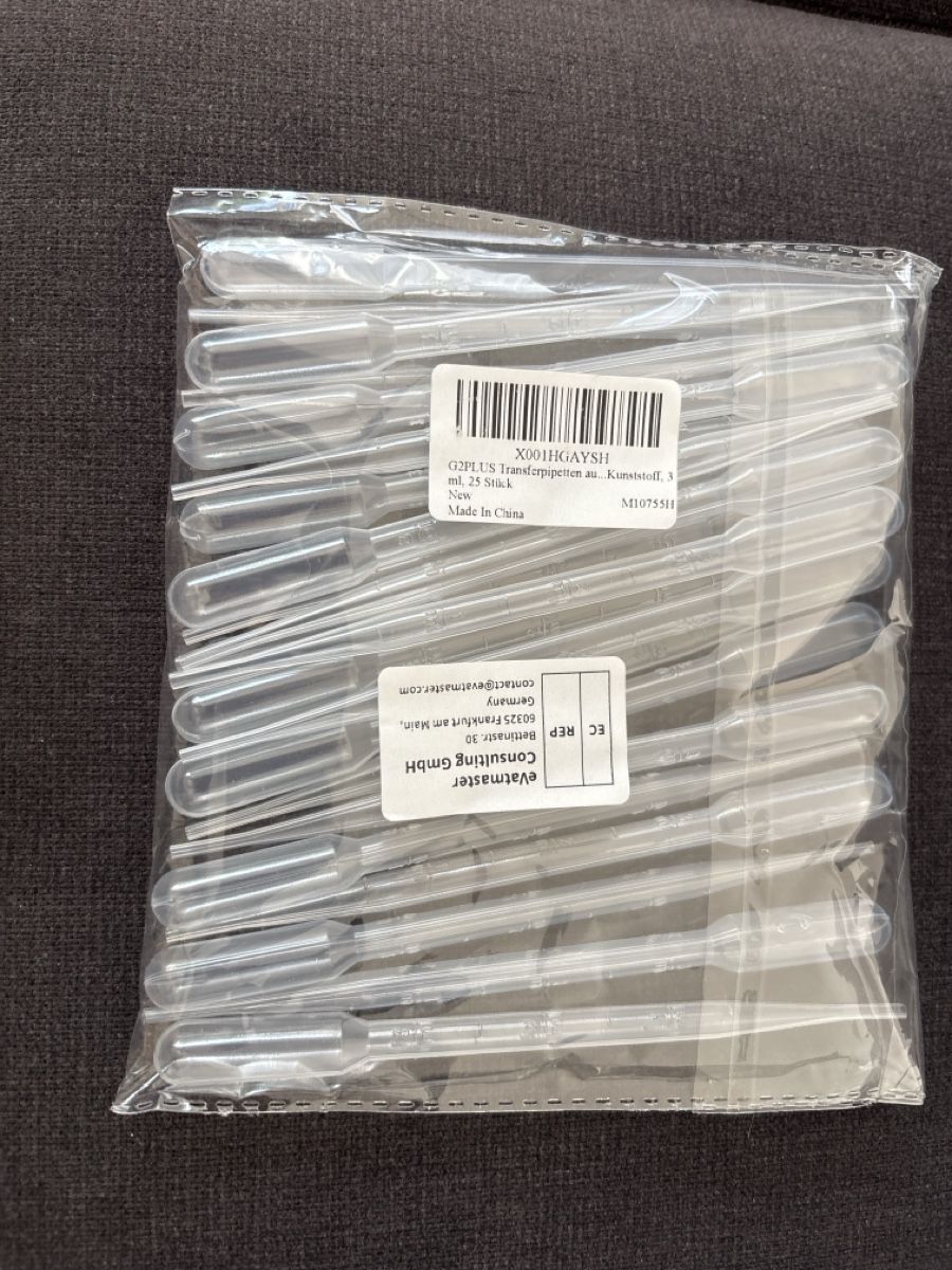 Mesurer: Pipetten Kunststoff 3ml  20 Stk – D'occasion à Bonstetten par kleinck1