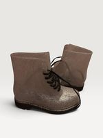 Stivaletti trasparenti/glitter  taglia 38