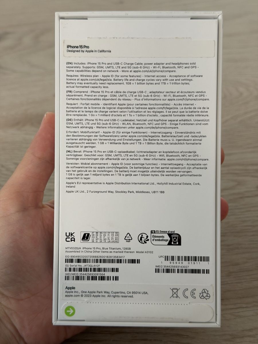 Apple Portables: Apple iPhone 15 Pro 128 Go – D'occasion à Enges par ws5w21 5