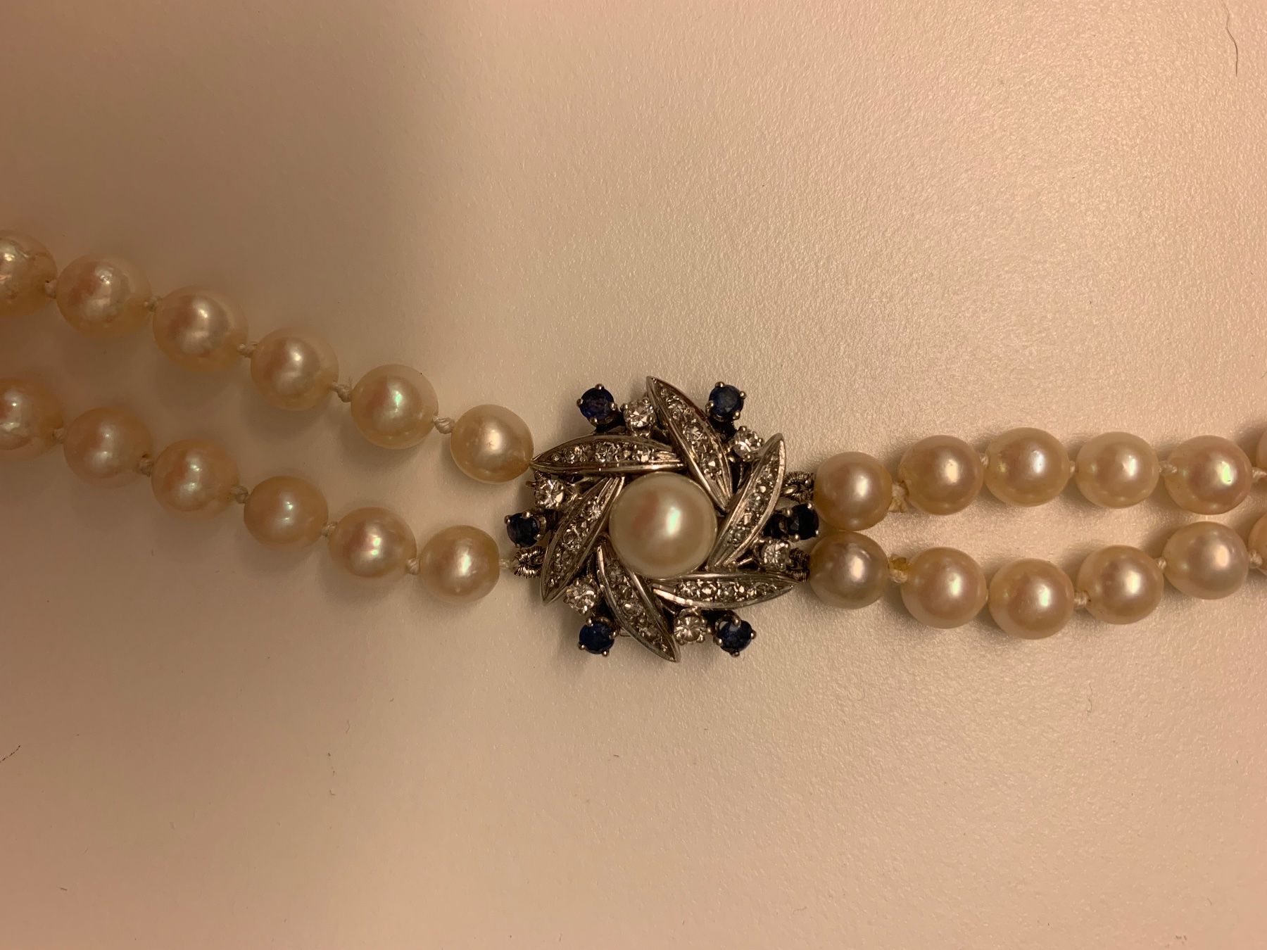 Catenine: Collier de perles deux rangs – Usato da Zürich venduto da HeleneB 1