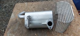 Auspufftopf zu Hatz Motor