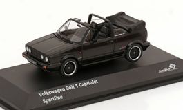 VW Golf I Cabriolet Sportline 1992 schwarz   1:43 von Solido