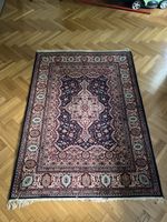 Teppich orientalisches Muster dunkelblau Grösse 200x140cm