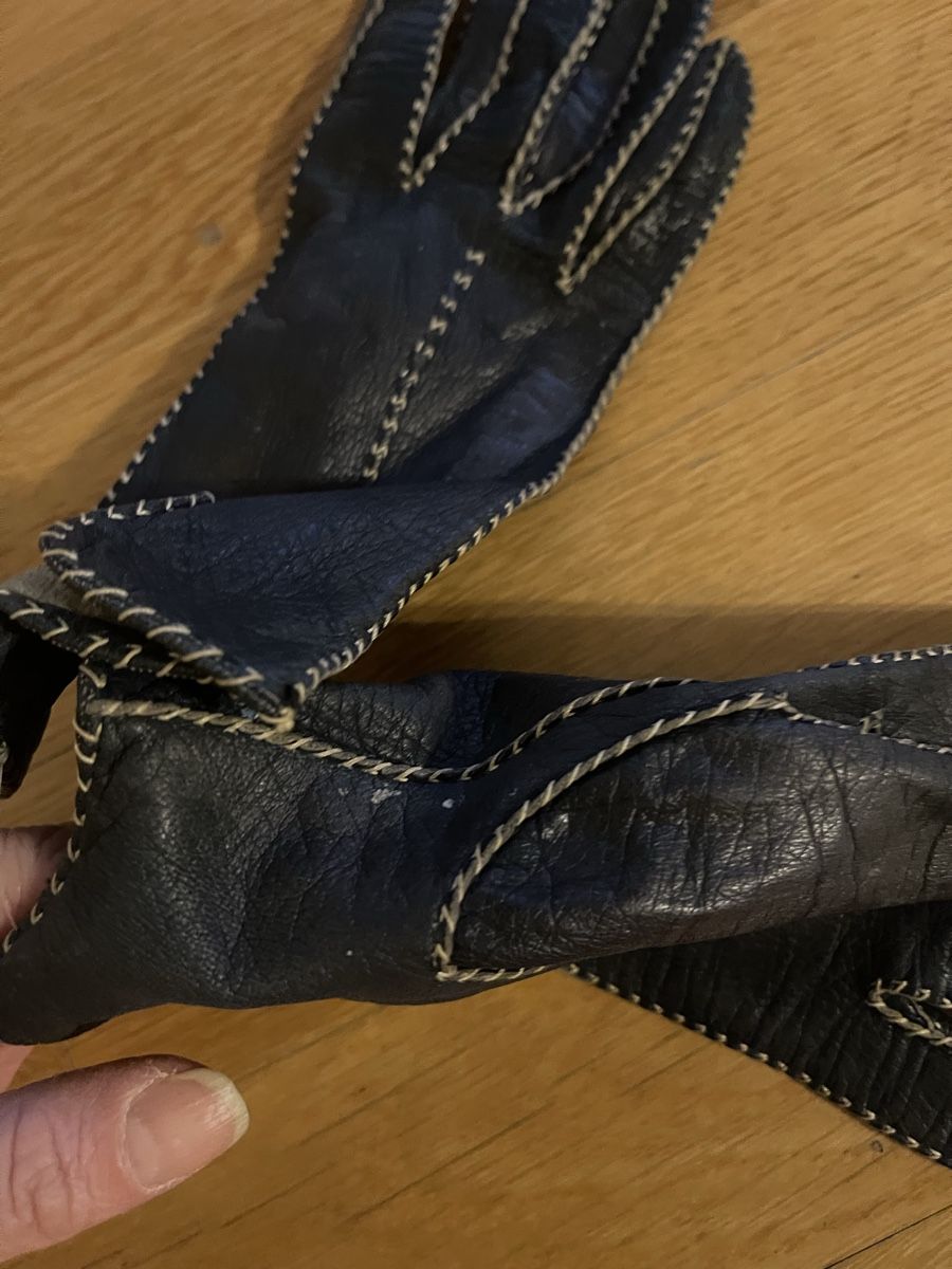 Guanti & manicotti: Handschuhe Lederhandschuhe Damen Winterhandschuhe Grösse S – Usato da Rüschlikon venduto da leo_mwz2 4