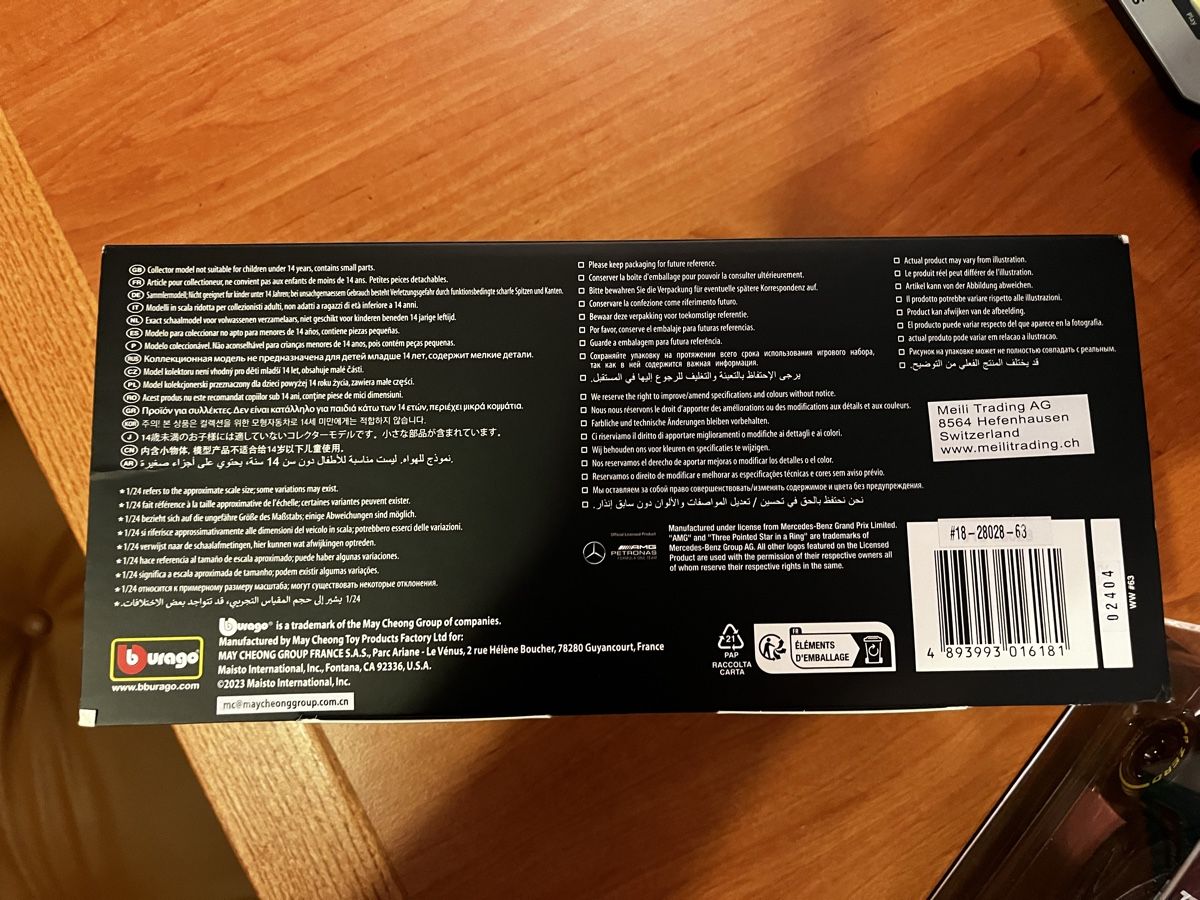 Bburago Modellautos: Bburago F1W14E – Neu und originalverpackt aus La Tour-de-Peilz von m.bedwani 4