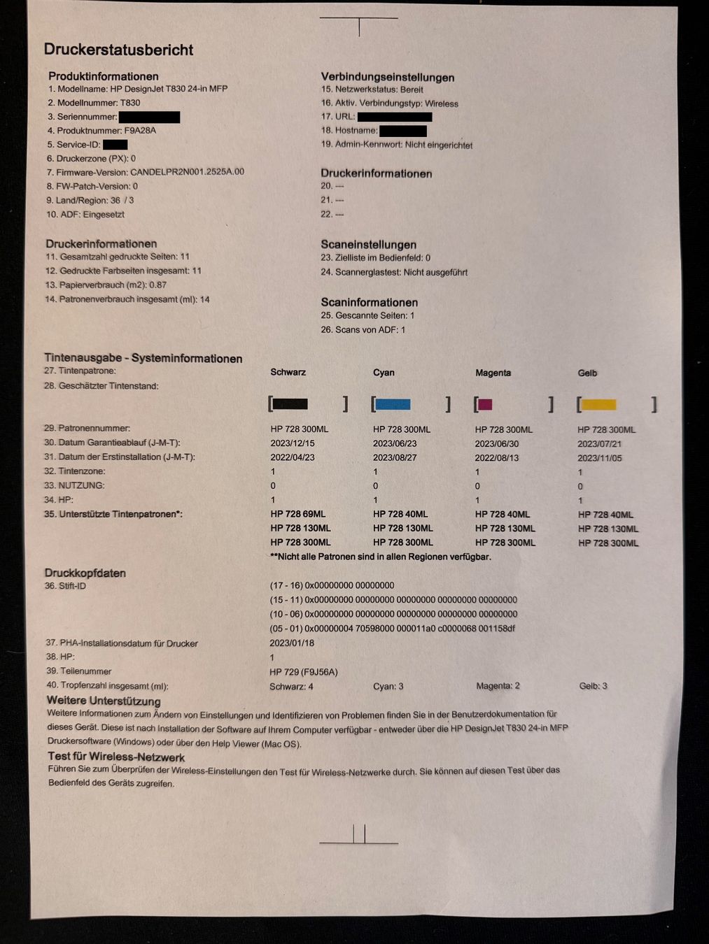 Hewlett Packard Stampanti: HP Designjet T830 24in Scan-Plotter ungebraucht – Nuovo (secondo la descrizione) da Bern venduto da Xtr3me 4