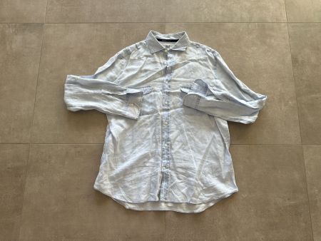 Usata camicia lino Boggi Milano XL