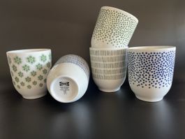 IKEA Teeschalen 5x japanischer Stil Porzellan  Tassen