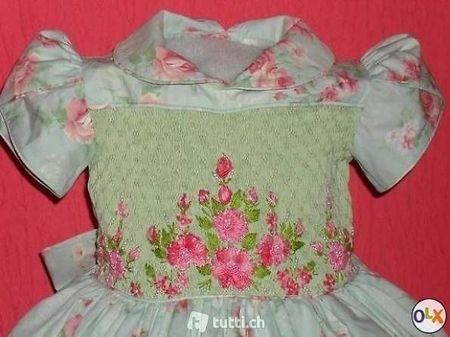 Traumhaftes Shabby  Party Kleid Blumenmädchen