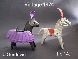 Playmobil vintage, 1974, cavalli