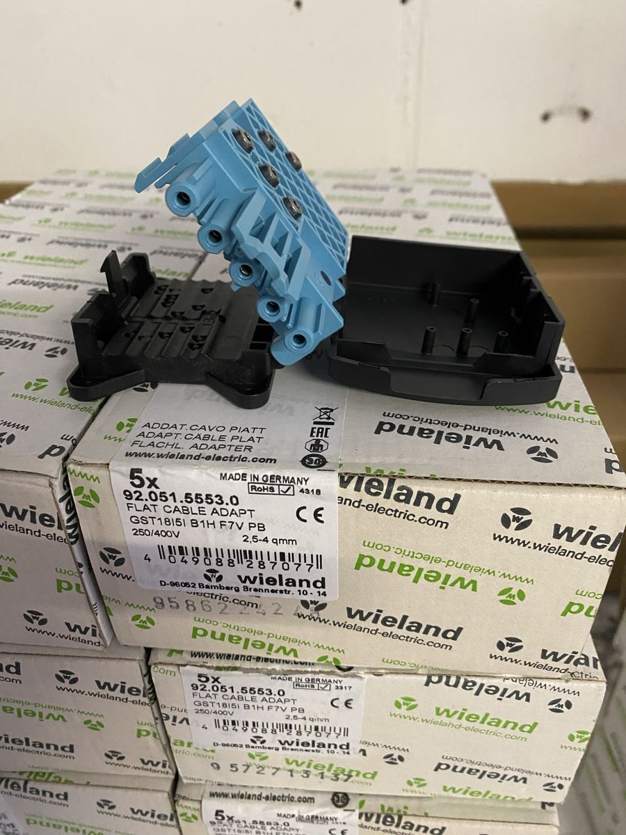 Elektronikbauteile: Flachkabeladapter Wieland – Neu (gemäss Beschreibung) aus Samstagern von Seesam