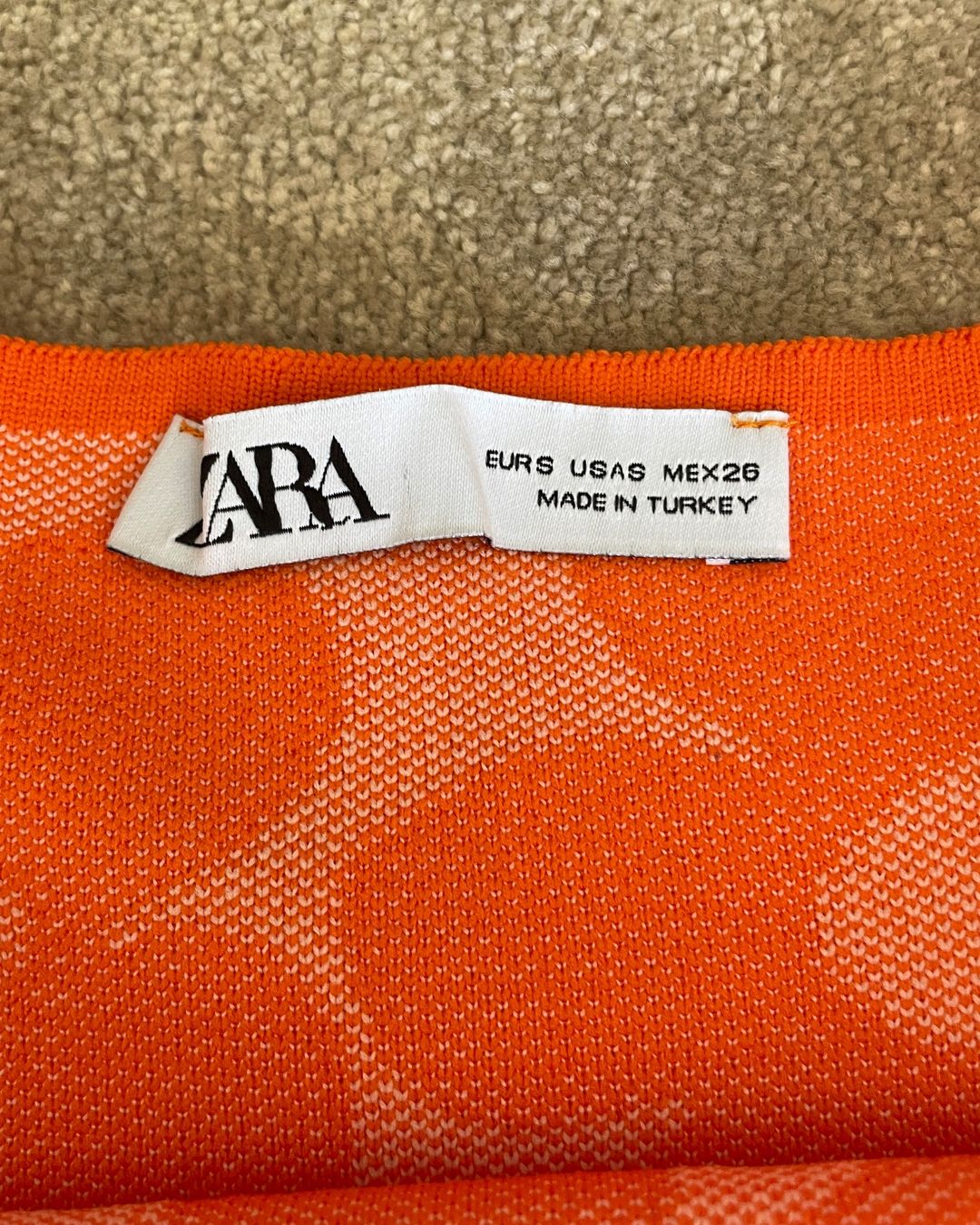 Zara Vestiti: Robe Zara fleurie orange et blanche taille S – Nuovo (secondo la descrizione) da Jussy venduto da Retrove 4