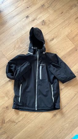 Schwarze Softshell Jacke von enuy, Grösse XL, Top Zustand