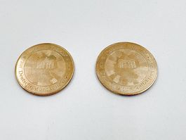 2 Münzen National Tokens Deutschland 2025 Insel Mainau