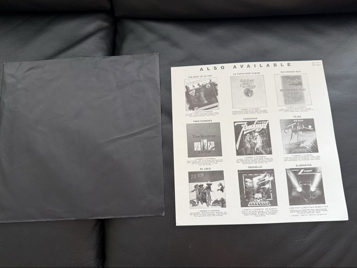 Dischi in vinile: ZZ Top Afterburner Vinyl LP Schallplatte – Usato da Goldach venduto da Donpancho 4