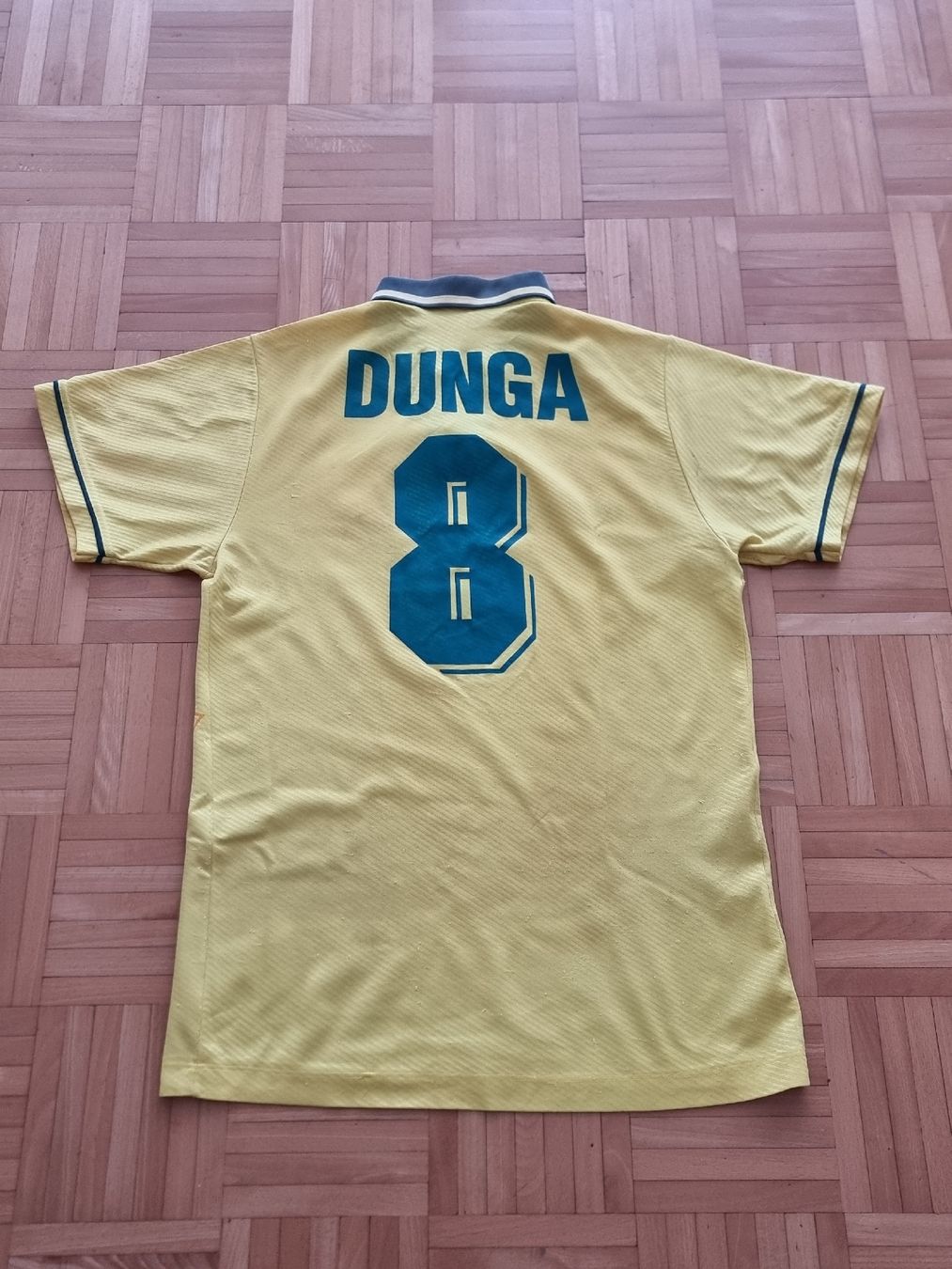 Canottiere & Pantaloni: Carlos Dunga / Brasilien 1994 Heimtrikot – Usato da Suhr venduto da SariLacivert1907 1