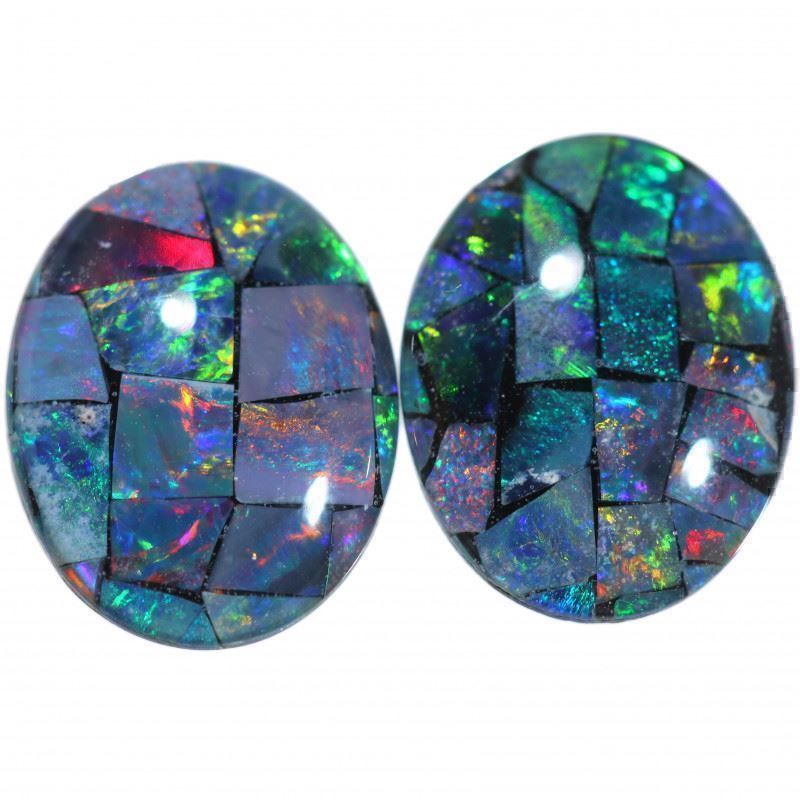 Pietre preziose: Australian Triplet Mosaic Opal 3.50Cts. – Nuovo (secondo la descrizione) da Bern venduto da Grindelwaldaus