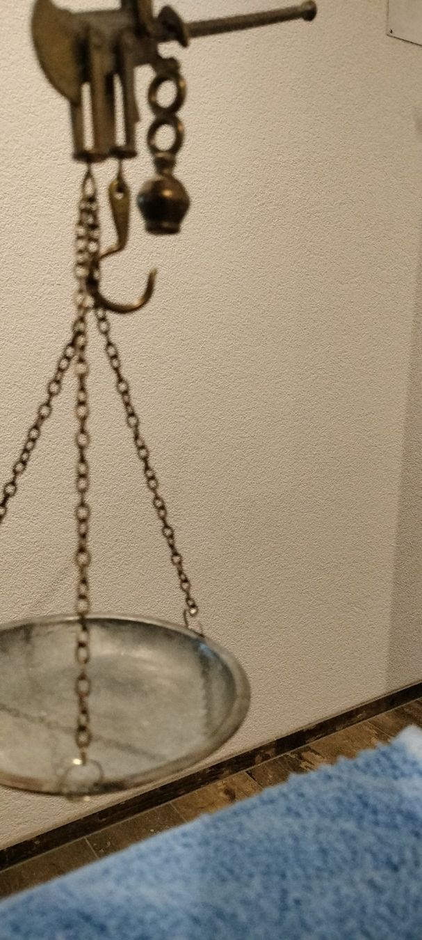 Bilance e pesi: Messing ? Waage zum aufhängen – Usato da Gansingen venduto da Lisa-Jane