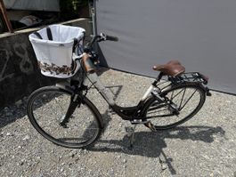 Gepflegtes Raleigh City Comfort-Bike mit Korb zu verkaufen