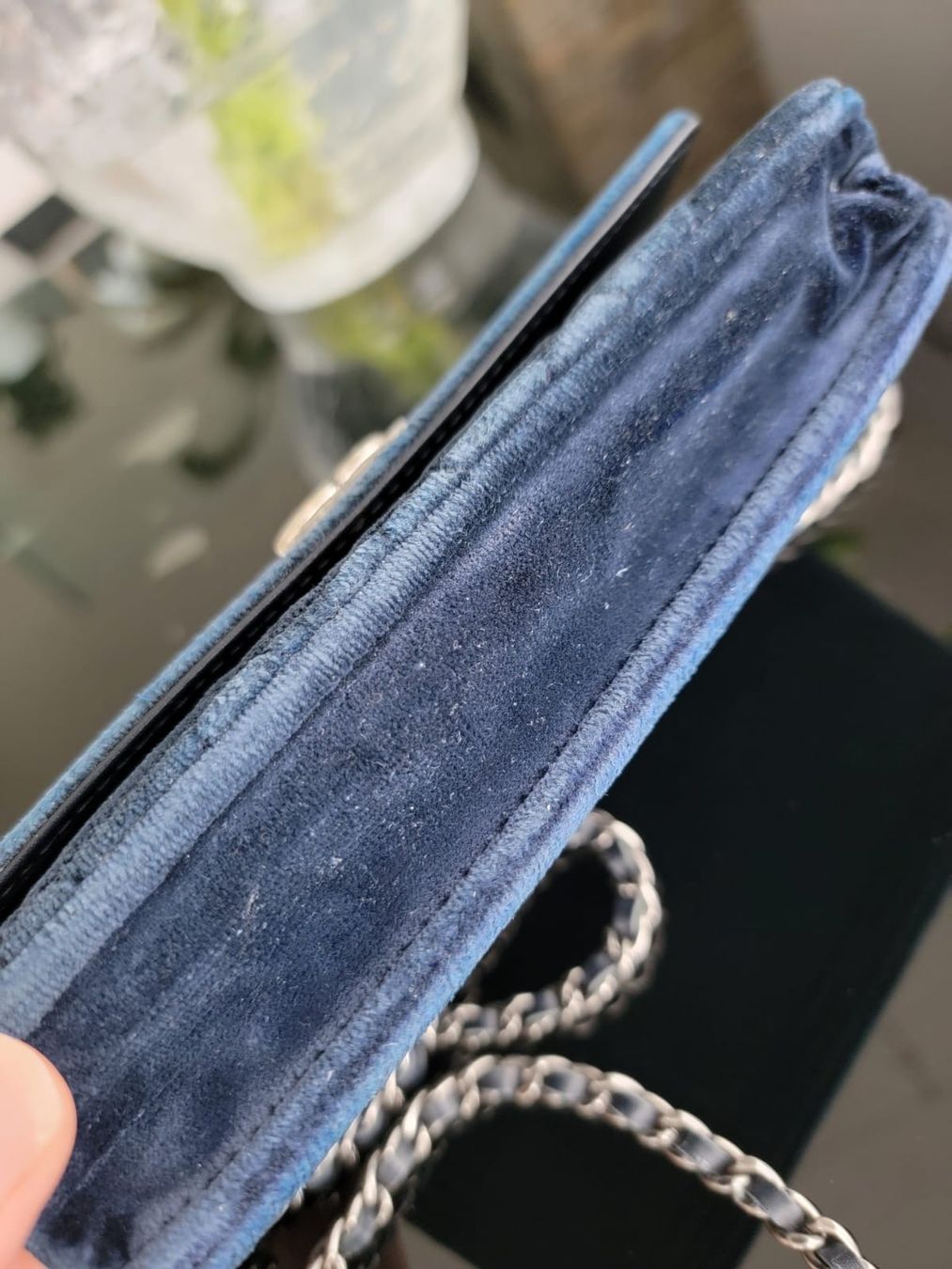 Chanel Borse da donna: Chanel WOC aus Samt – Usato da Wädenswil venduto da lisibit 9