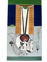 Ennio Tamburi - Original Vintage Lithographie, abstrakt