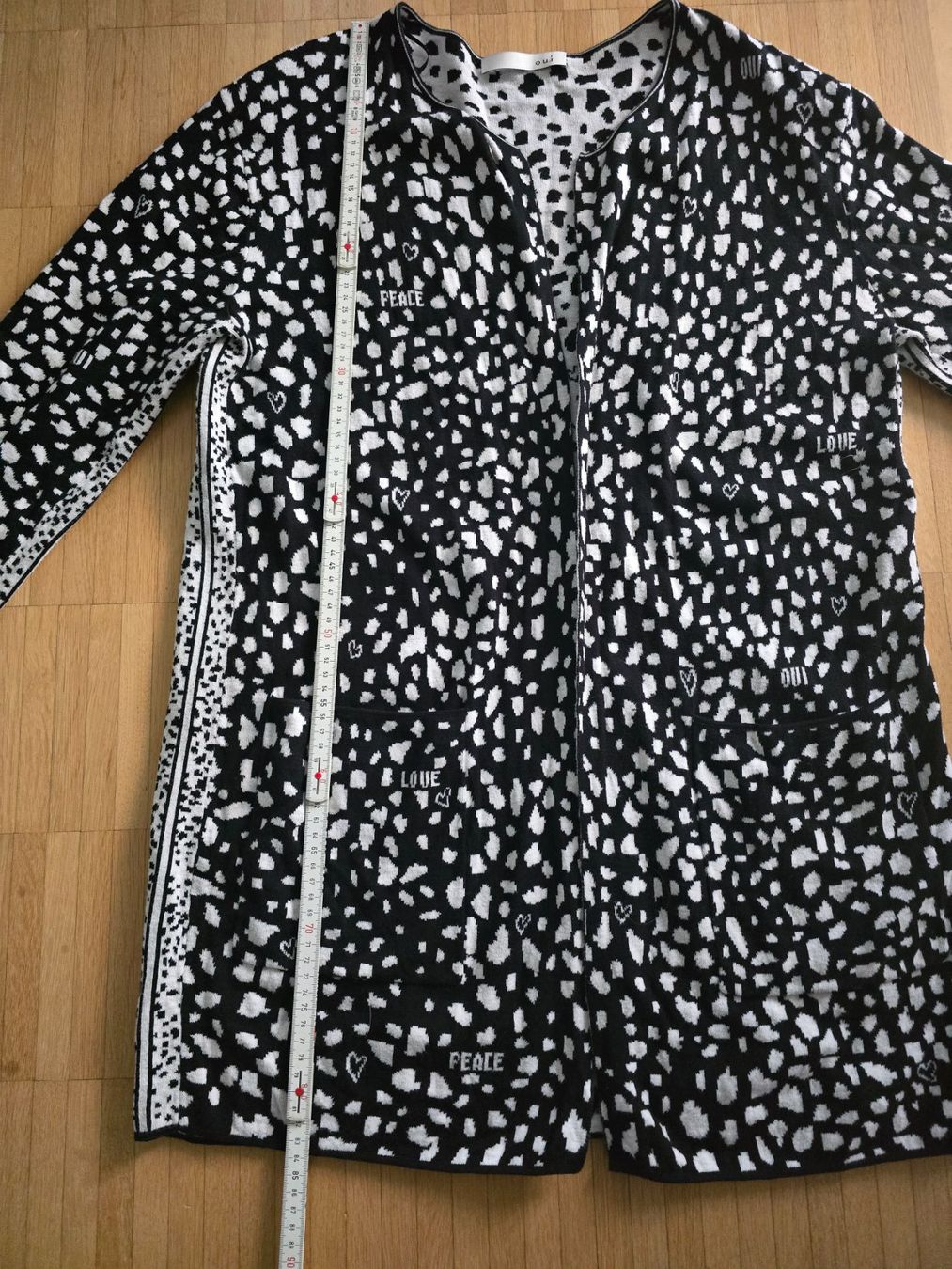Jacken: Qui Schwarze Strickjacke mit Muster,Top! – Gebraucht aus Laufenburg von may_r2st 1