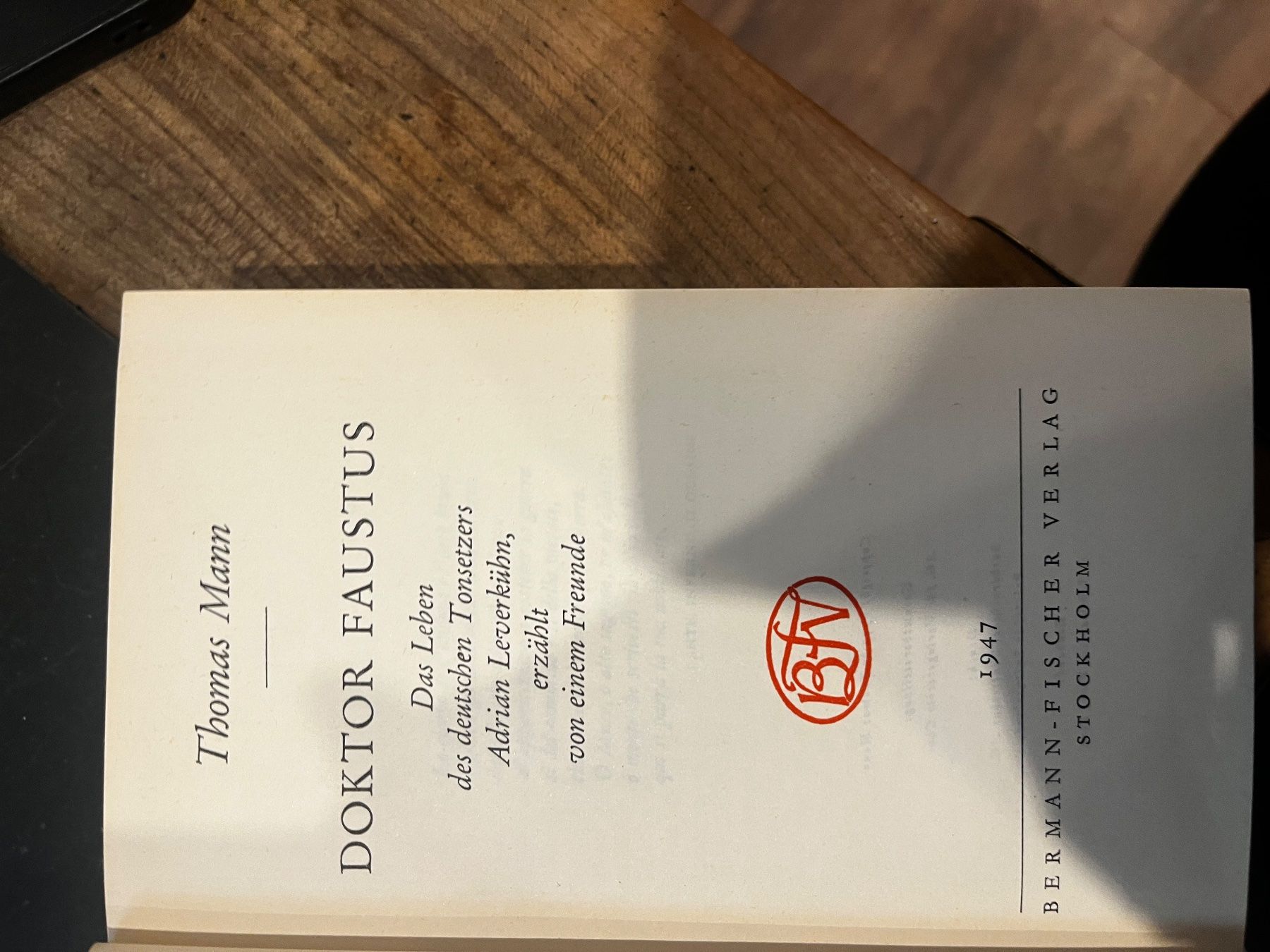 Libri: Thomas Mann 1.Ausgabe seiner Klassiker – Usato da Zürich venduto da leoverload 4