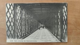 Bern Inneres der Eisenbahn Brücke um 1910