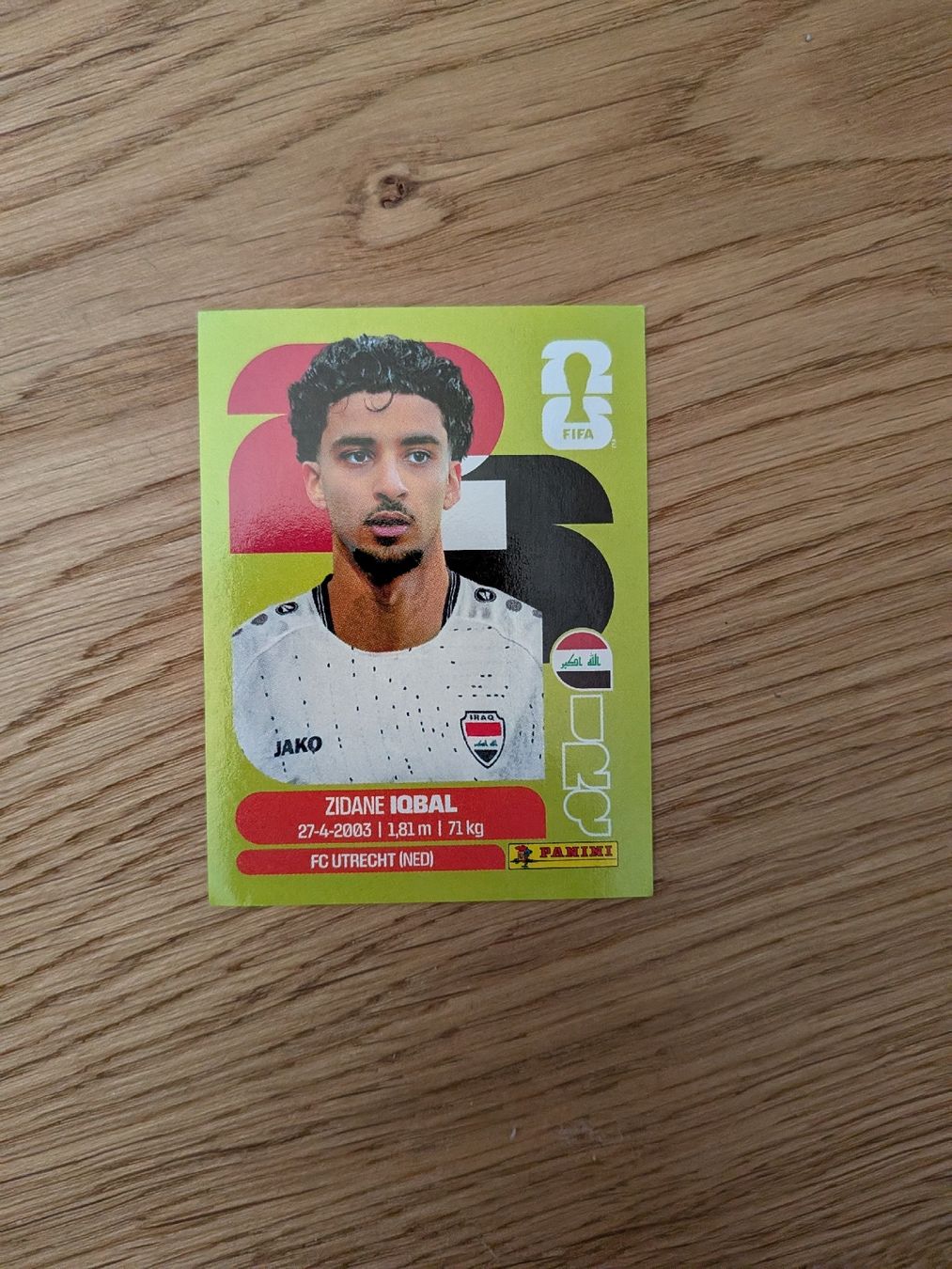 Panini Cartes à collectionner: Panini Bild IRQ 9 – D'occasion à Eschenbach SG par SanFranciscoCalifornia